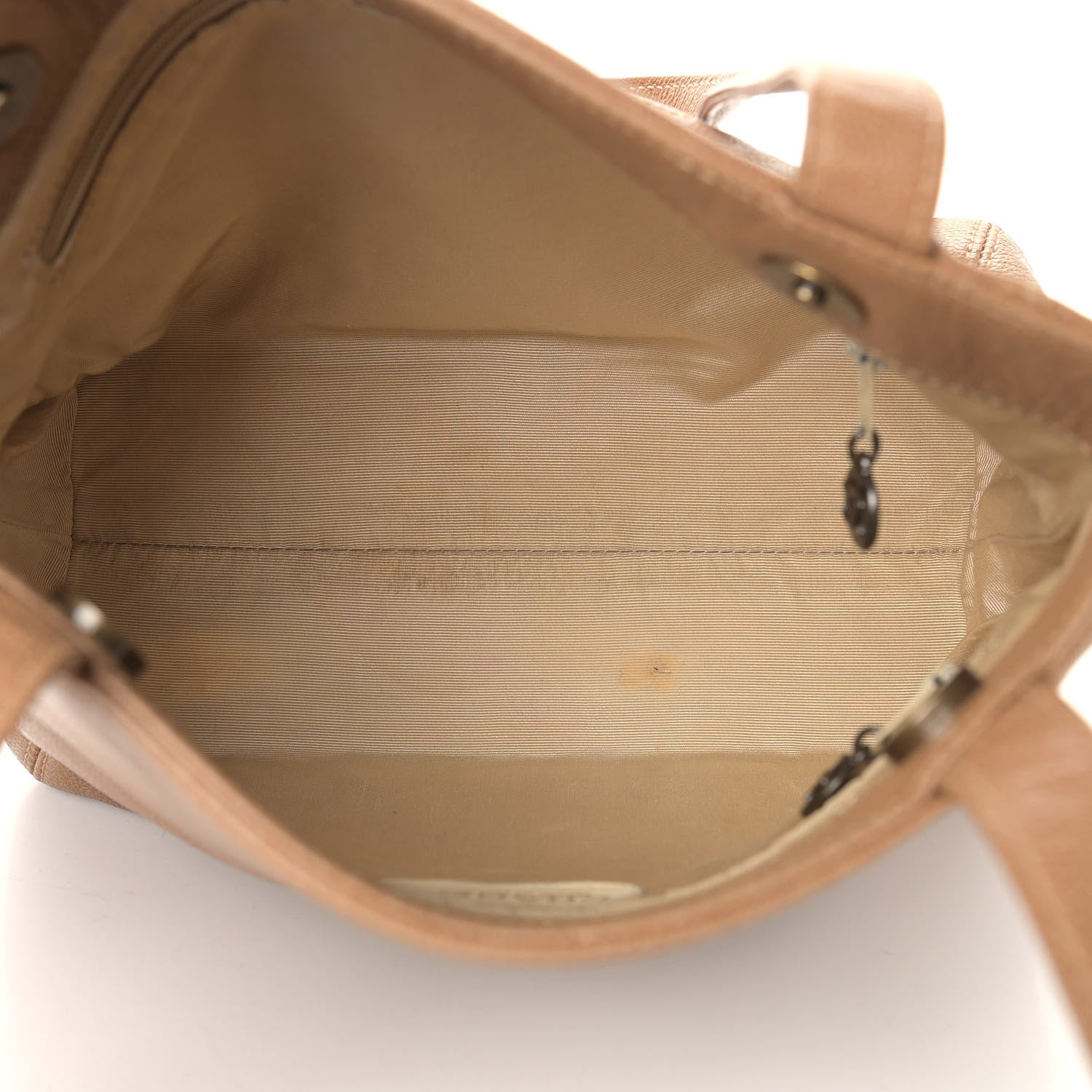 Chanel Caviar CC Tote Beige 4 of 10