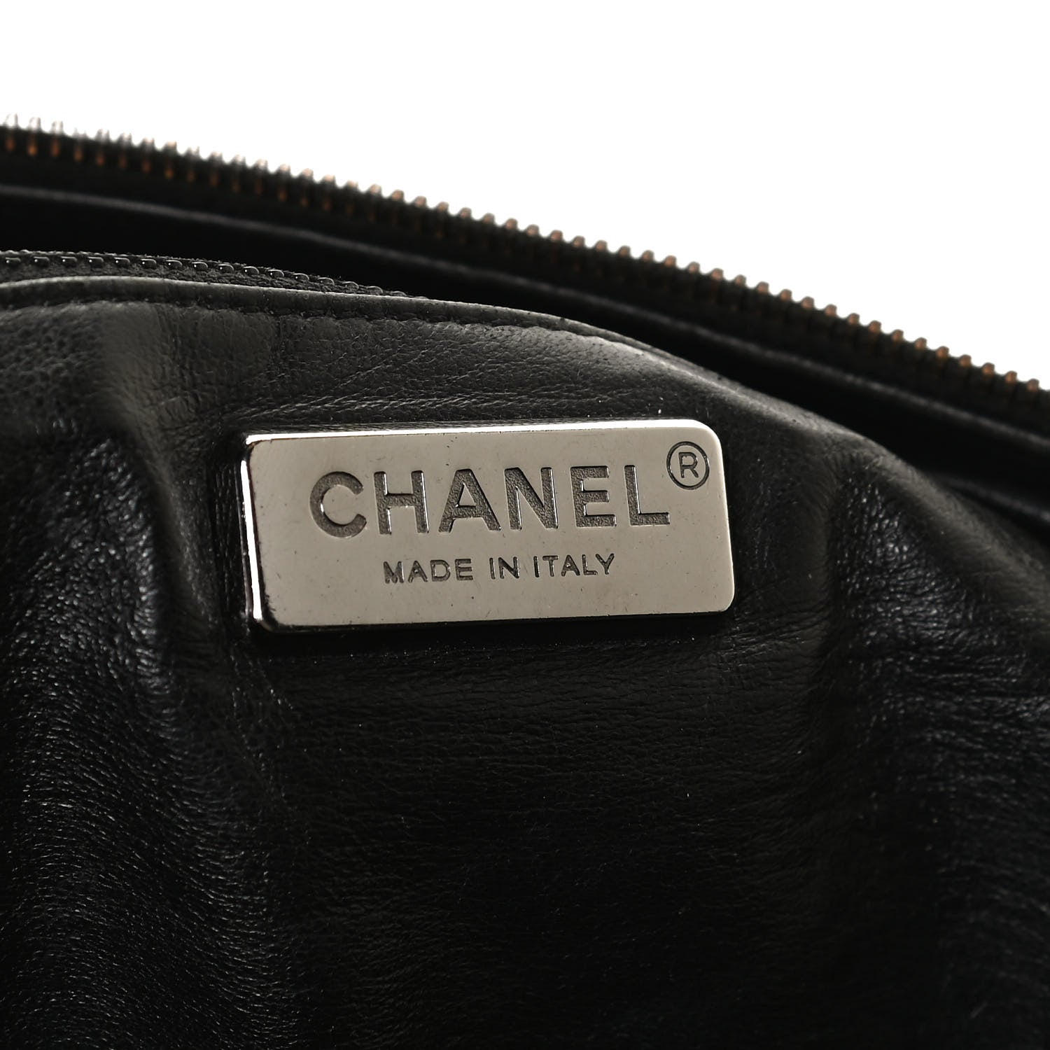 Chanel Goatskin Luxe Ligne Bowler Black 5 of 13