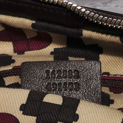 Gucci Guccissima Large Princy Hobo Dark Brown 7 of 8