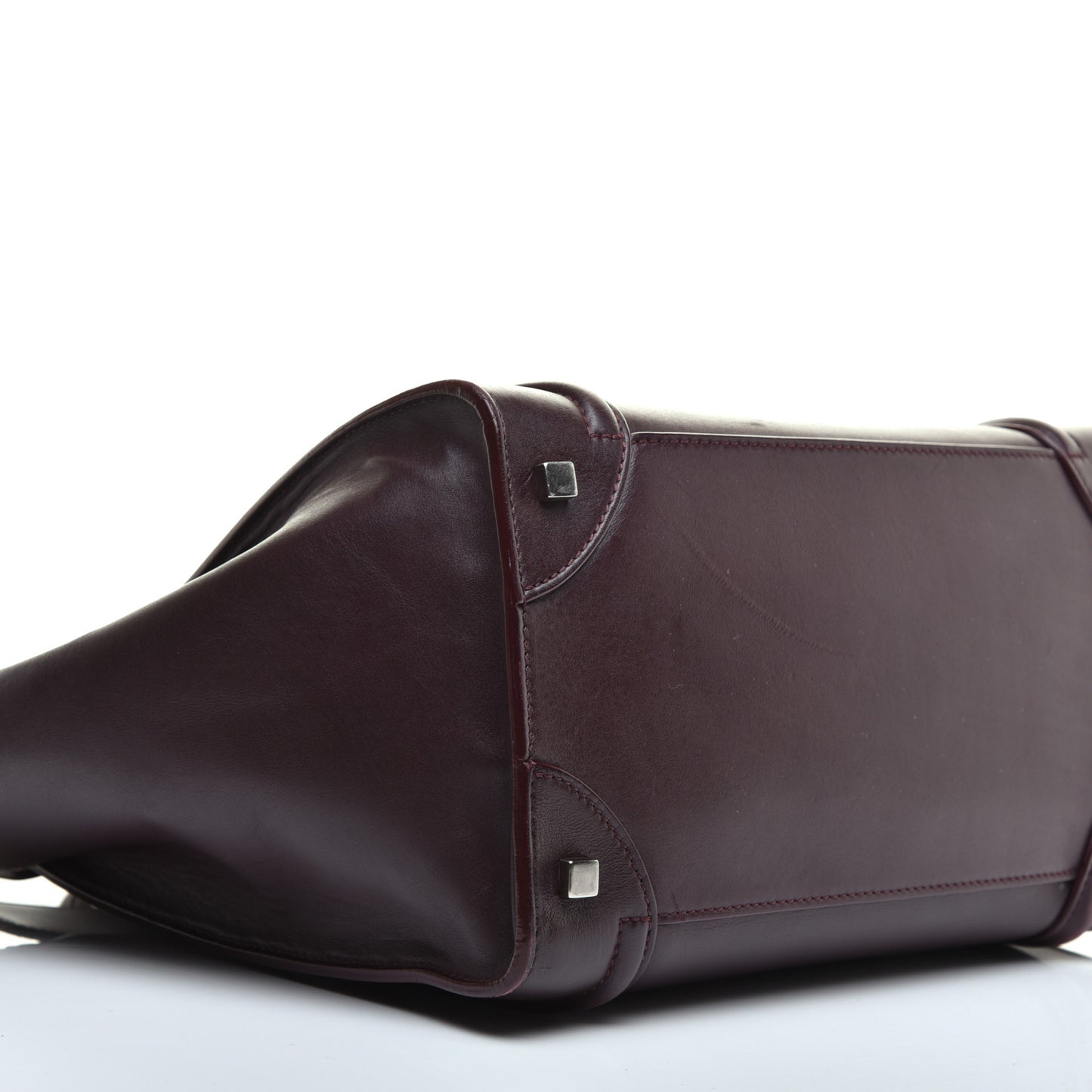 Smooth Calfskin Mini Luggage Burgundy