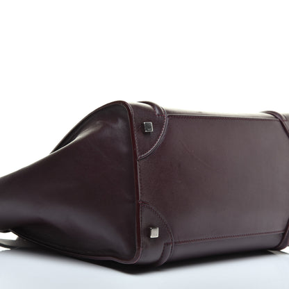 Celine Smooth Calfskin Mini Luggage Burgundy 7 of 8