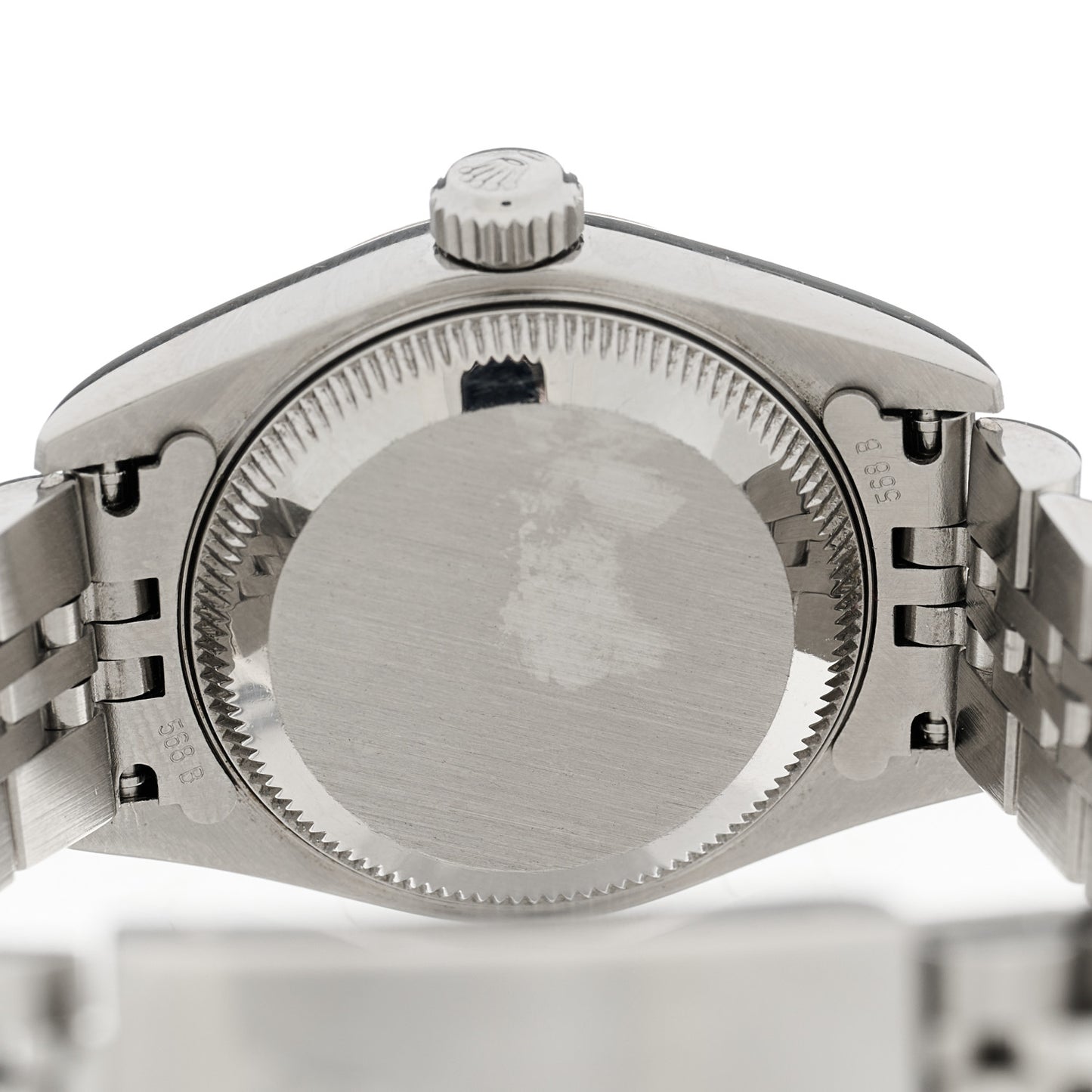 Stainless Steel 18K White Gold Diamond 26mm Oyster Perpetual Datejust Watch White 79174