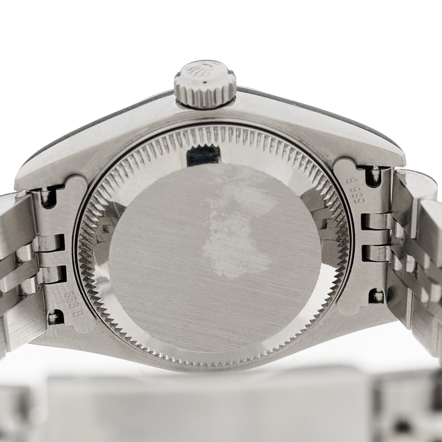 Rolex Stainless Steel 18K White Gold Diamond 26mm Oyster Perpetual Datejust Watch White 79174 4 of 4