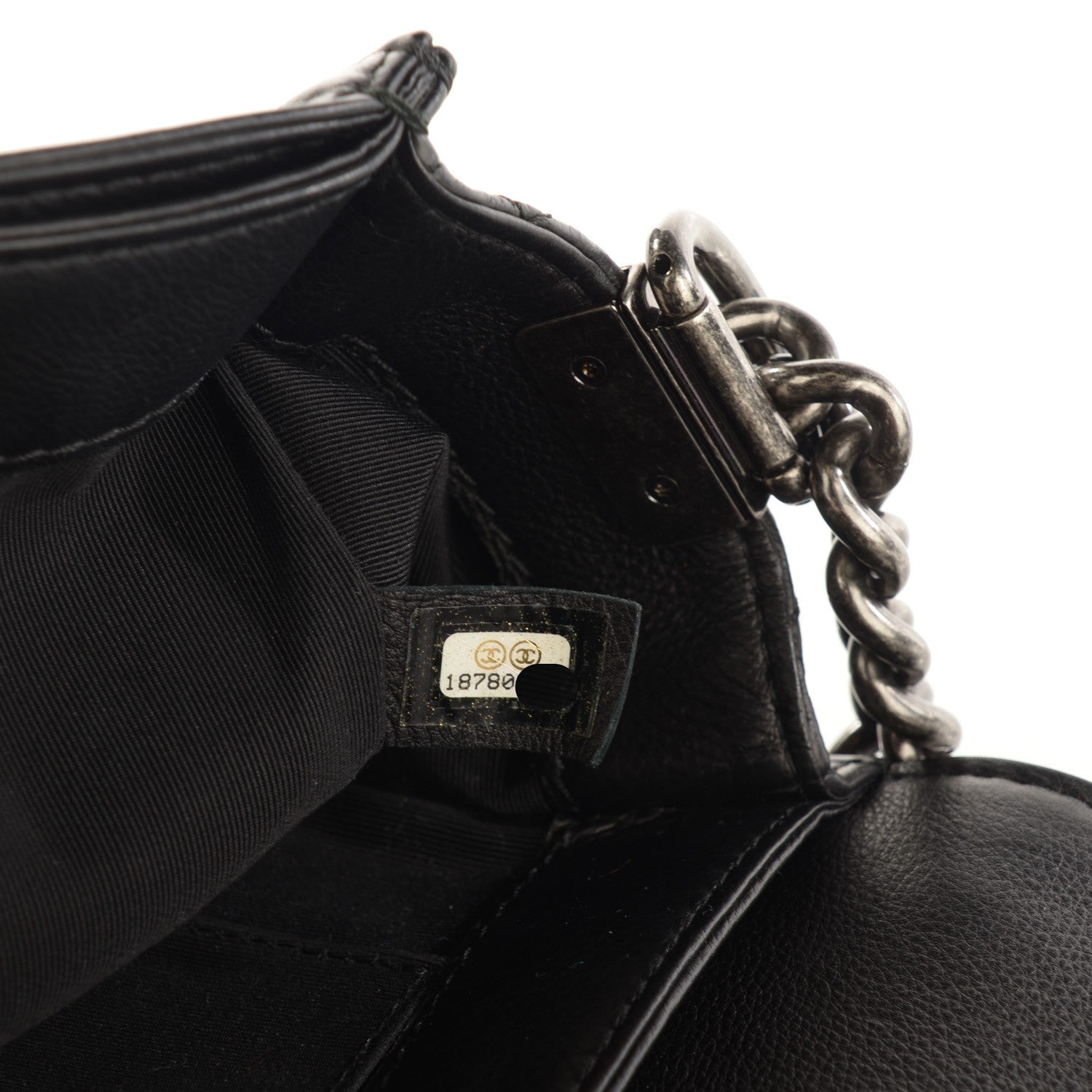 Chanel Calfskin Medium Boy Reverso Flap Black 7 of 9