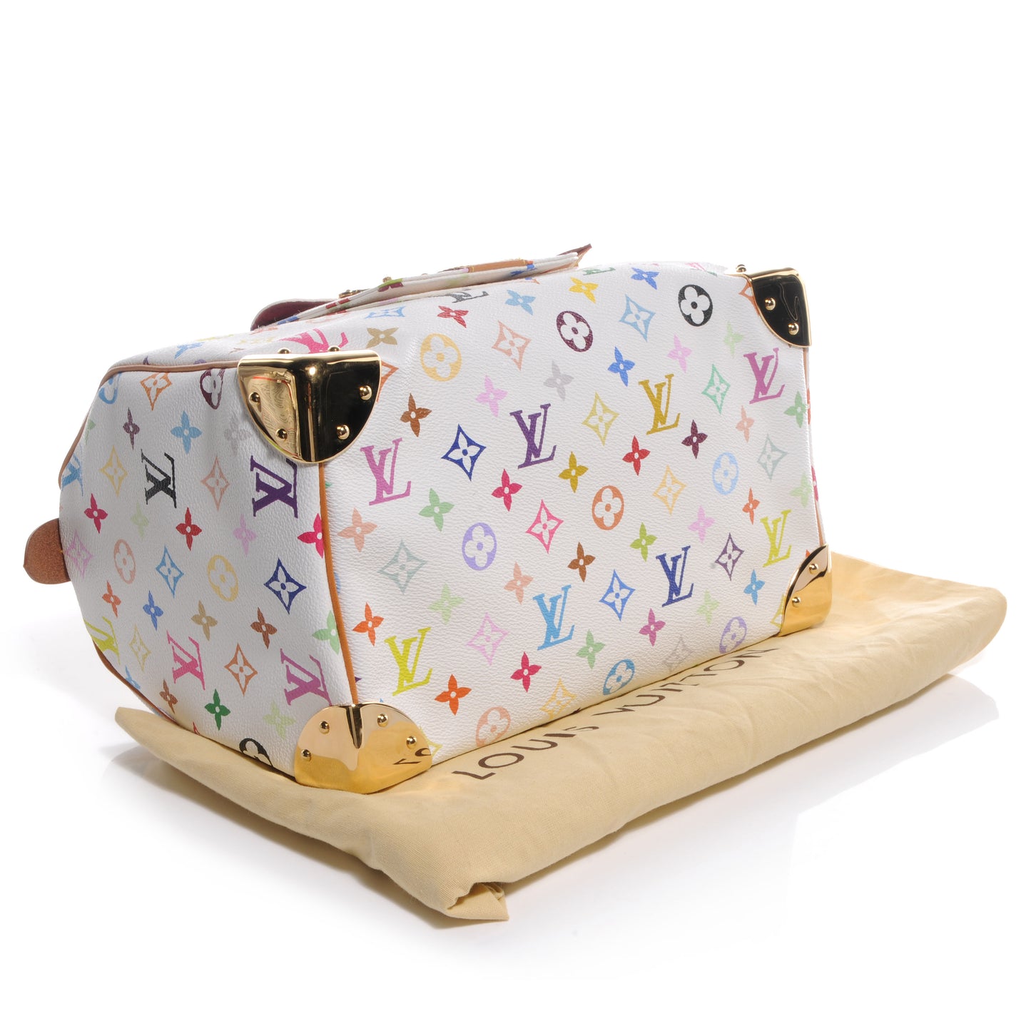 Monogram Multicolor Speedy 30 White