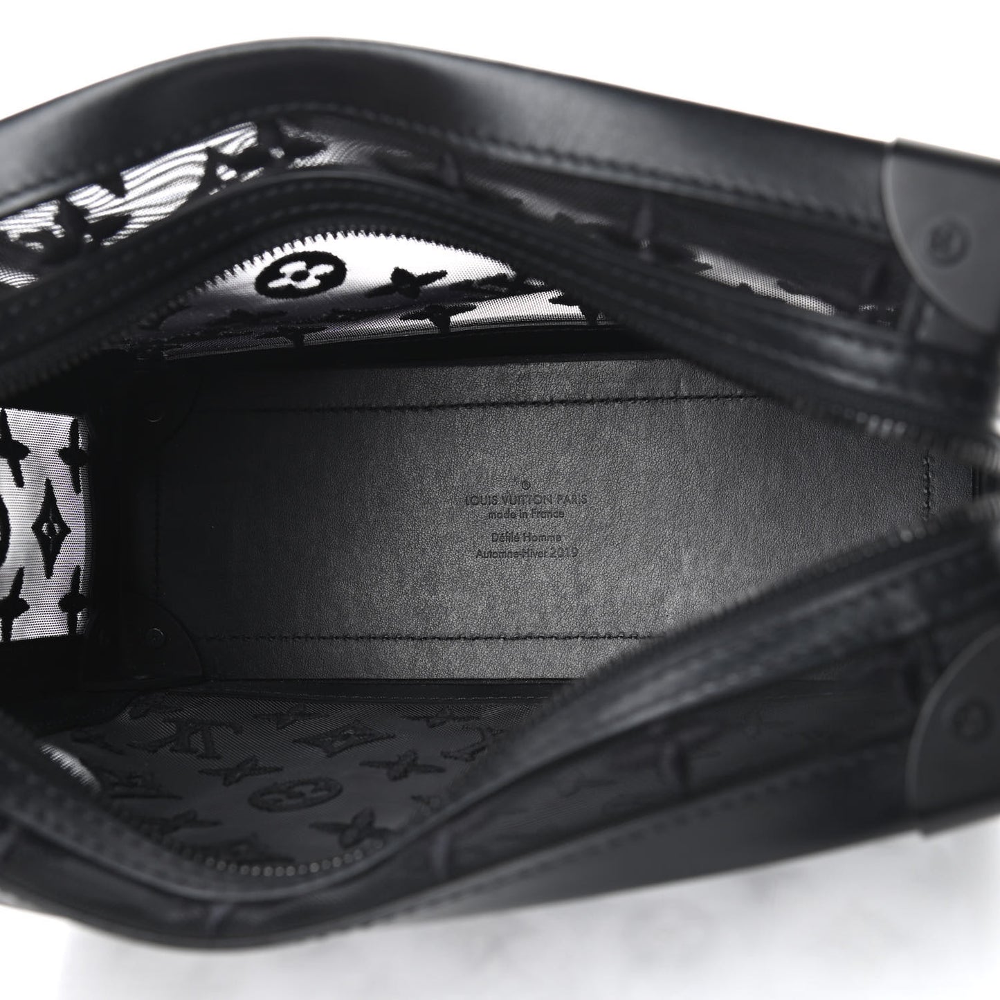 Monogram See Through Soft Trunk Black