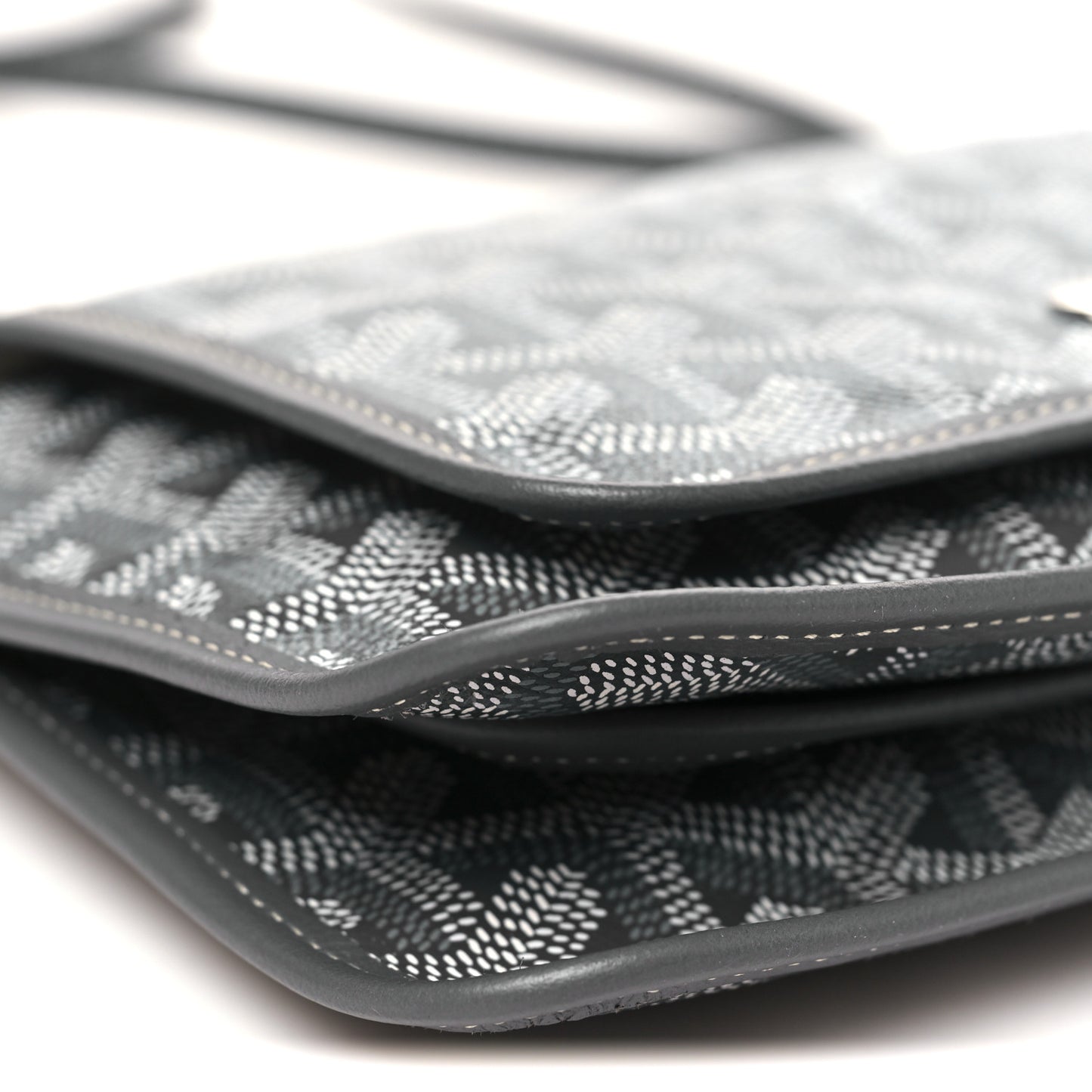 Goyardine Plumet Wallet Clutch Grey