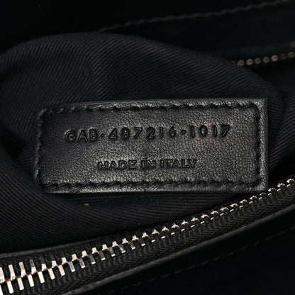 Saint Laurent Calfskin Y Quilted Monogram Medium Loulou Chain Satchel Black 7 of 10