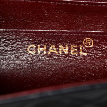Chanel Lambskin Quilted XL Jumbo Single Flap Black 9 of 14