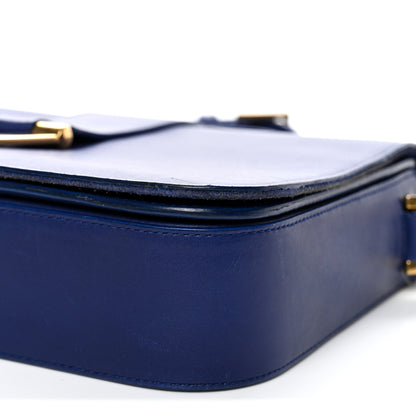 Saint Laurent Calfskin Classic Y Satchel Royal Blue 10 of 17