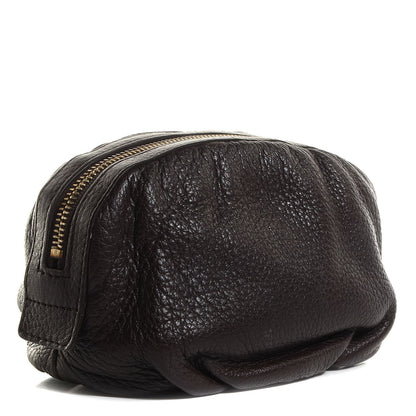 Gucci Deerskin Medium Bamboo Cosmetic Case Dark Brown 3 of 7