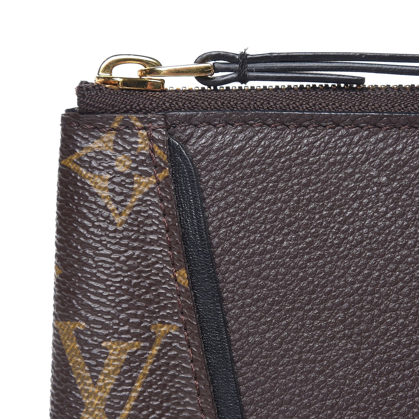 Monogram Veau Cachemire W Pochette Chocolate