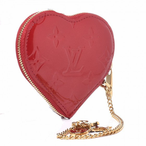 Vernis Coeur Heart Coin Purse Pomme D'Amour