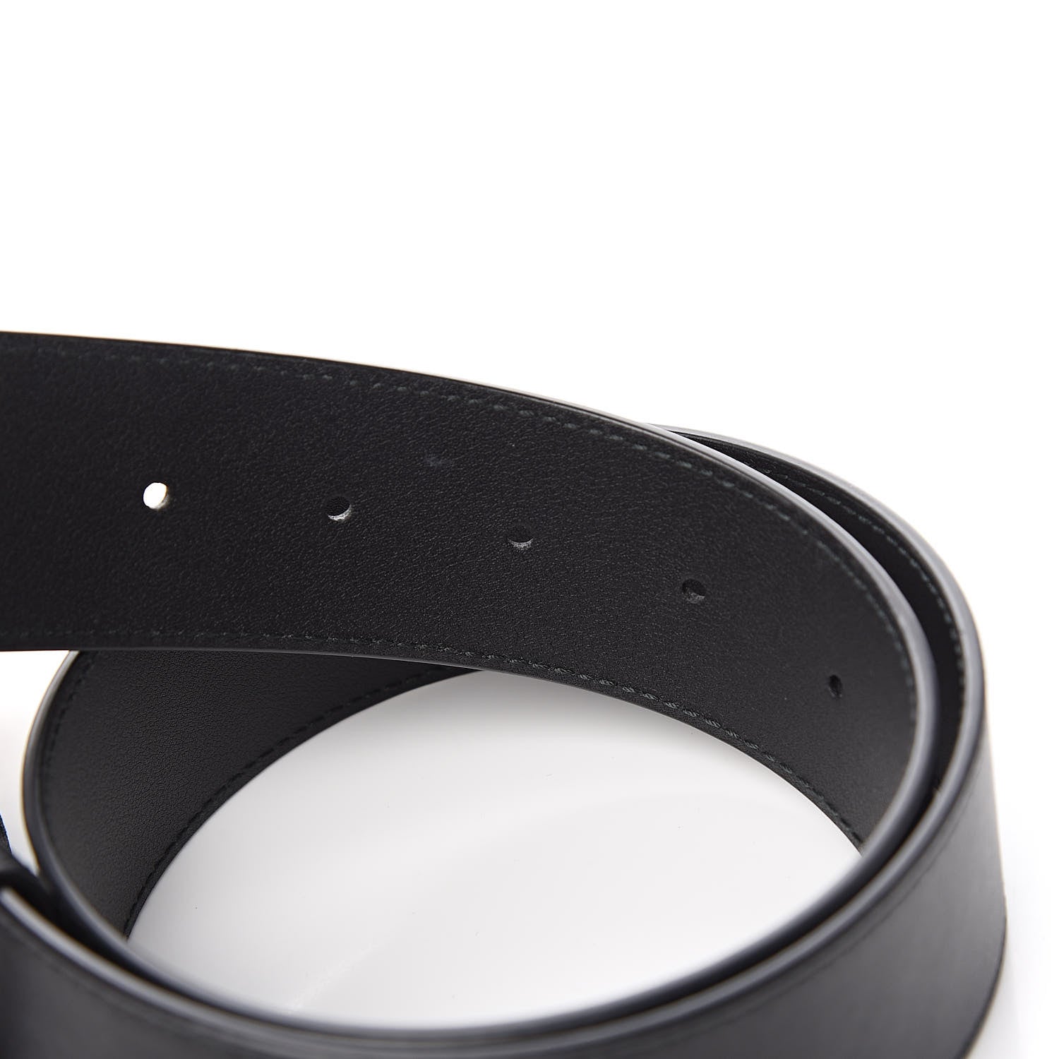 Gucci Calfskin Double G 40mm Belt 75 30 Black 5 of 6