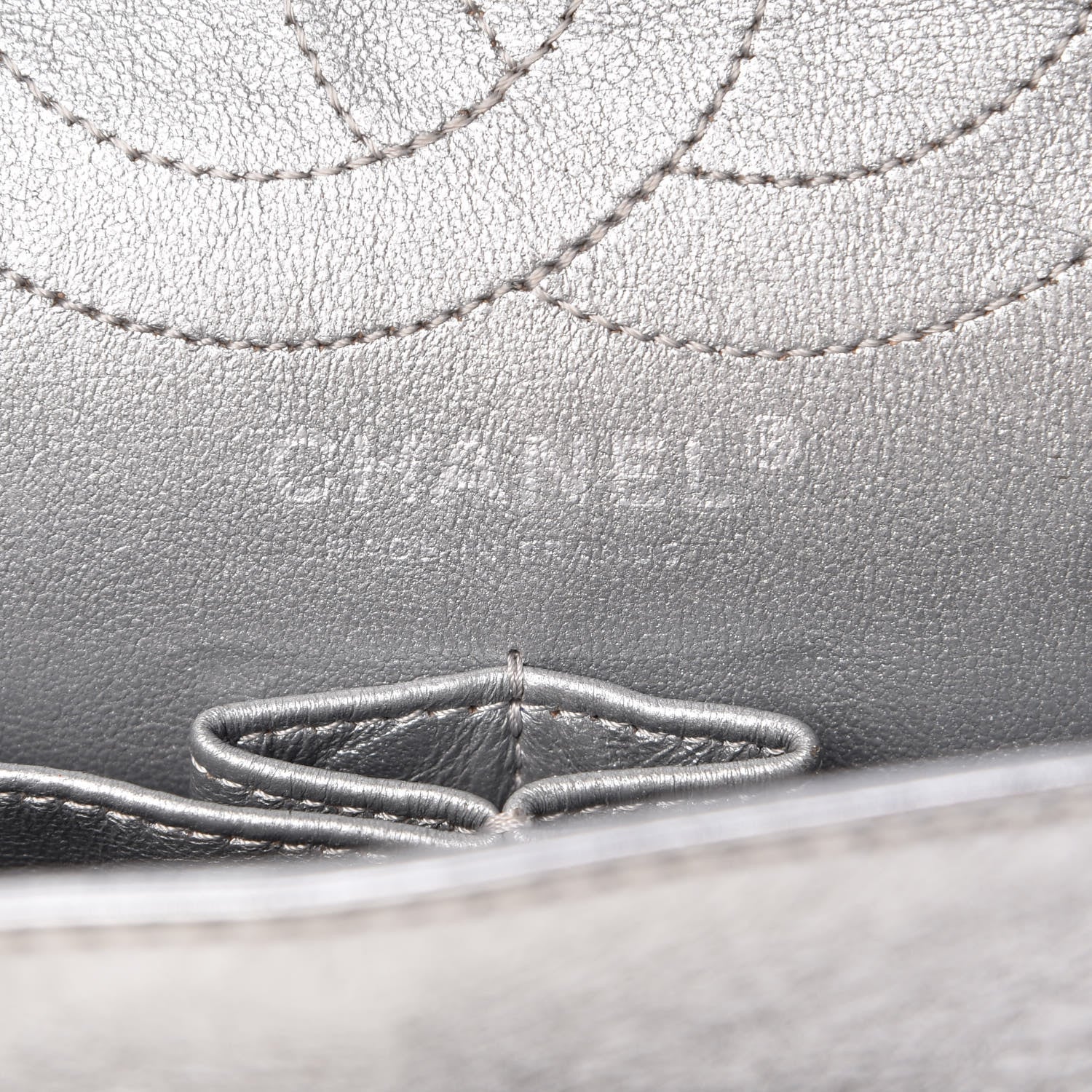 Chanel Metallic Aged Calfskin Quilted 2.55 Reissue 226 Flap Silver 7 of 16