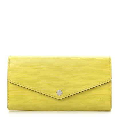 Louis Vuitton Epi Sarah Wallet NM Pistache 1 of 6