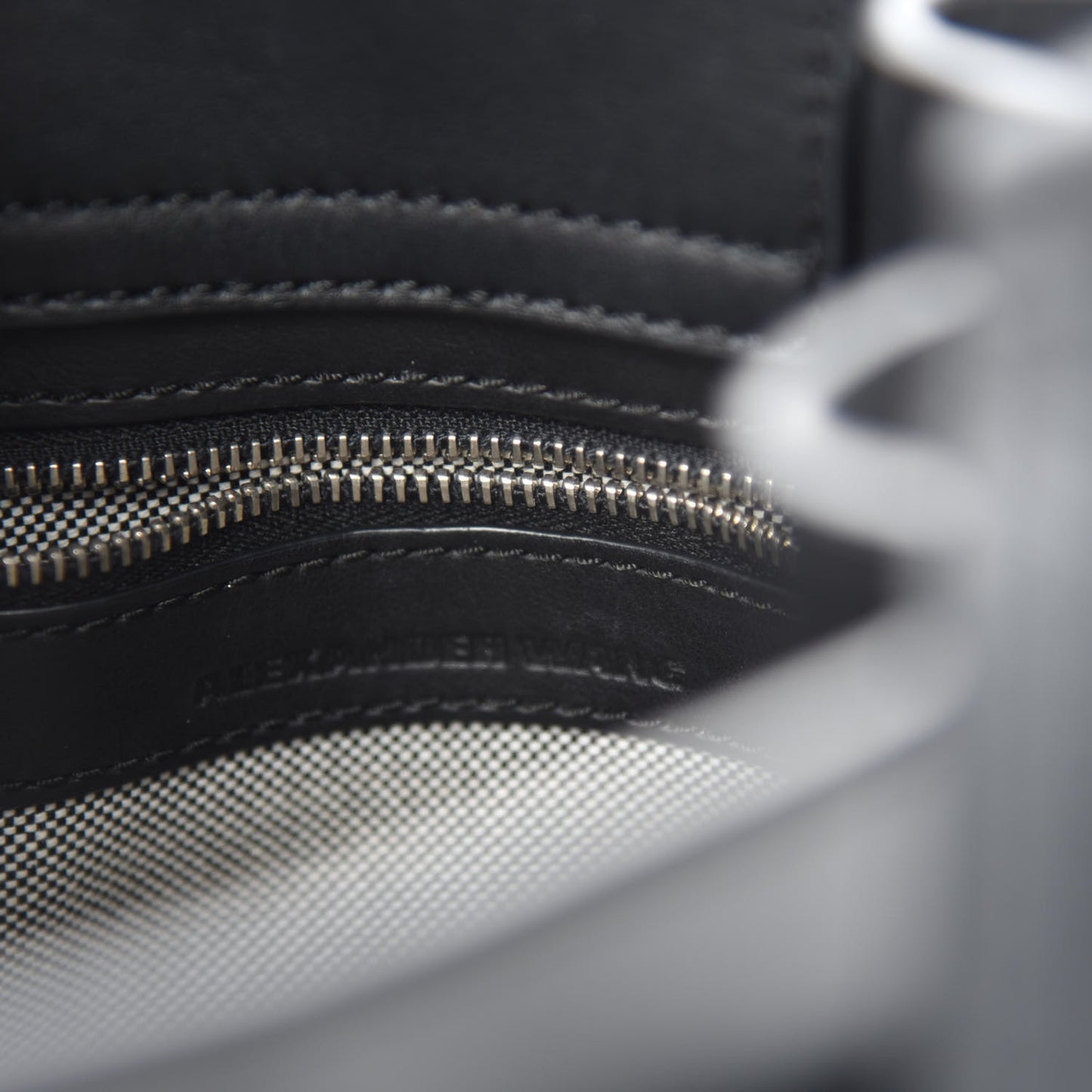 Calfskin Mini Attica Chain Crossbody Black