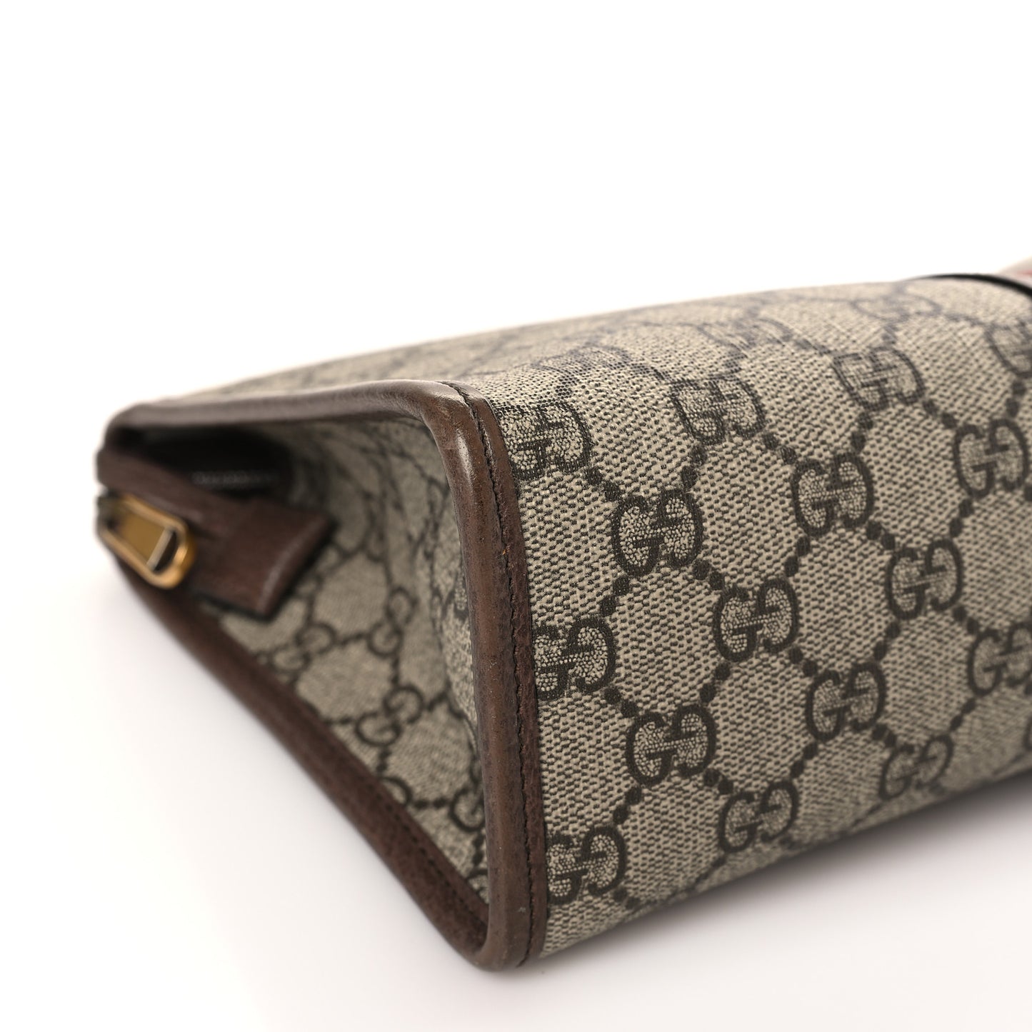 GG Supreme Monogram Web Ophidia GG Toiletry Case Beige New Acero