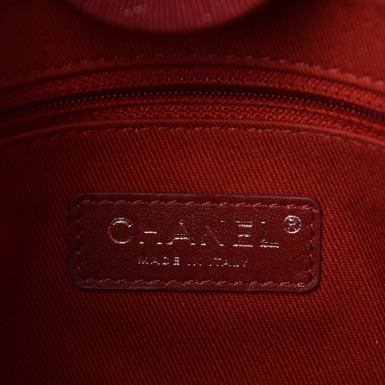 Chanel Lurex Boucle Mini Deauville Tote Red 6 of 9