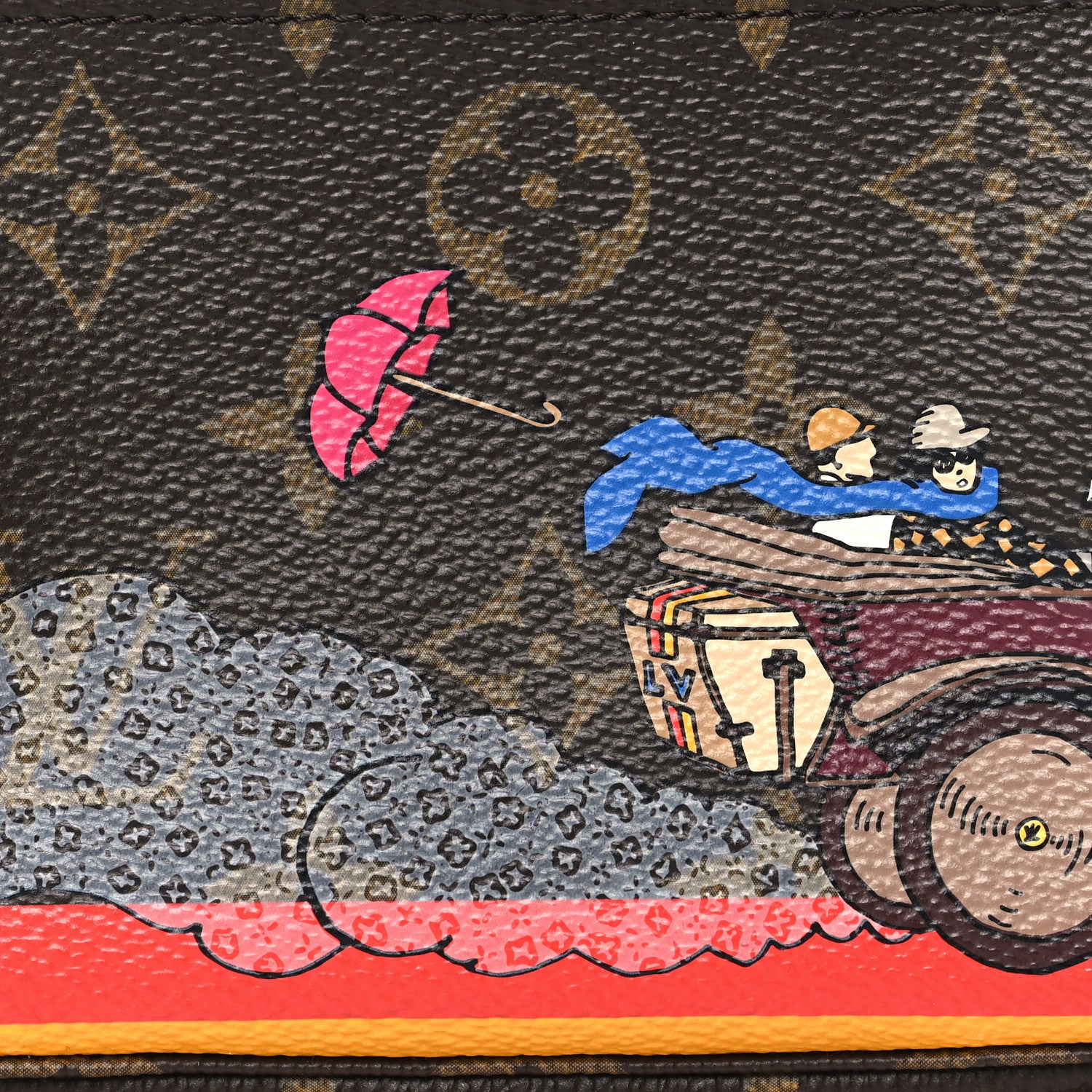 Louis Vuitton Monogram 2015 Christmas Animation Mini Pochette Accessories 8 of 10