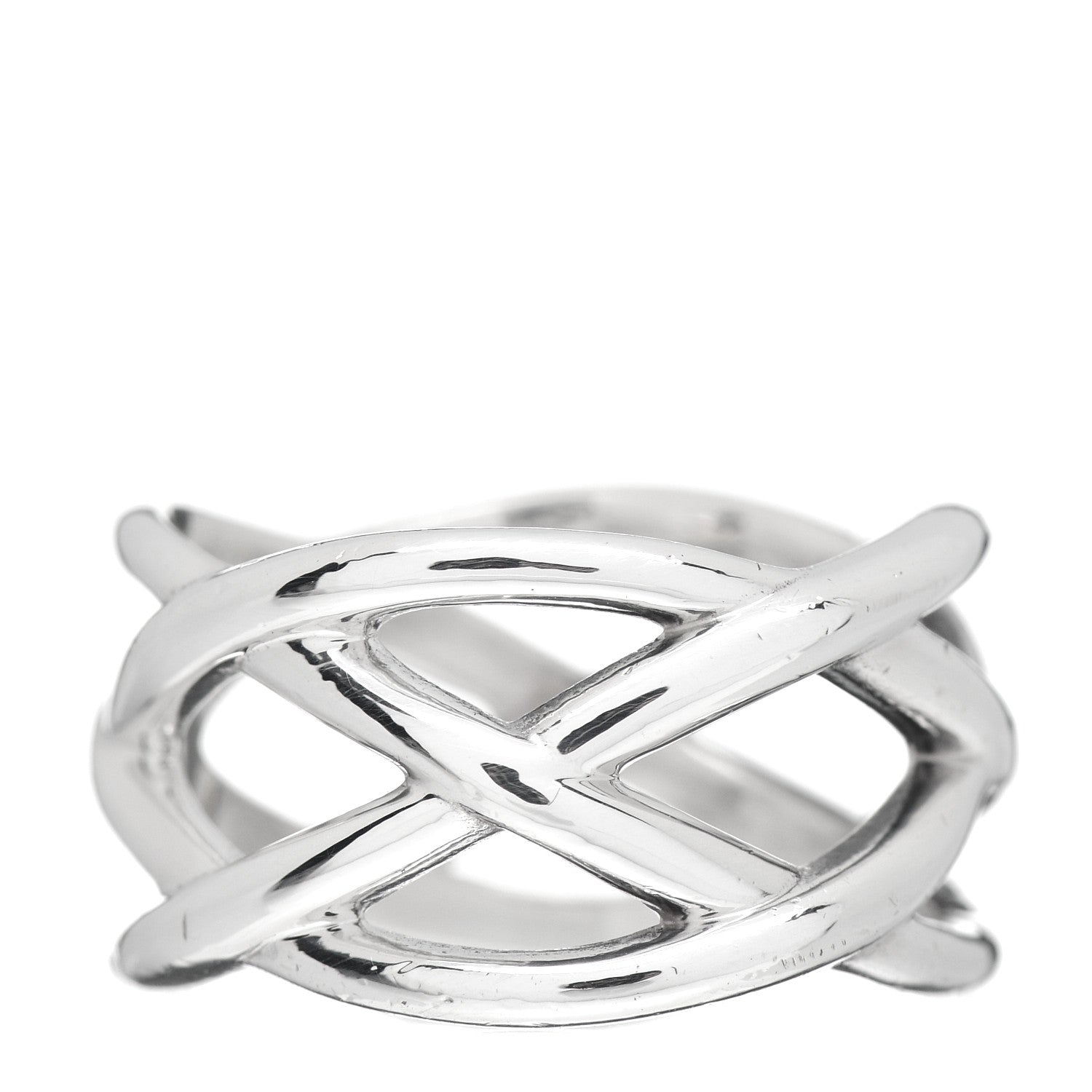 Tiffany Sterling Silver Celtic Knot Ring 55 7.25 3 of 4