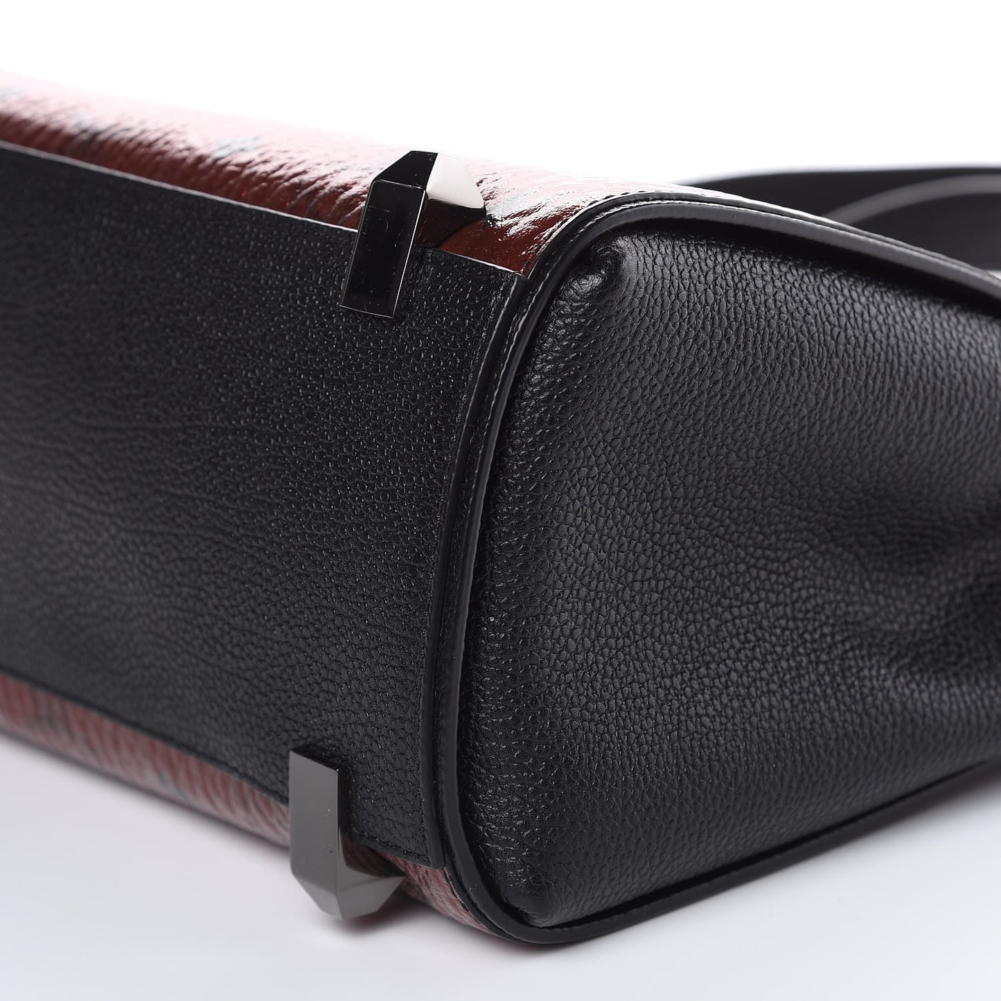 Metallic Visetos Small Corina Shoulder Bag Scooter Red