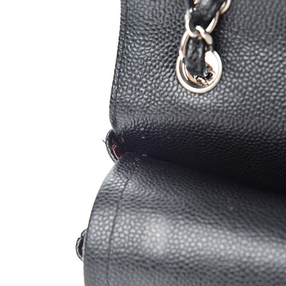 Chanel Caviar Quilted Jumbo Double Flap Black 19 of 20