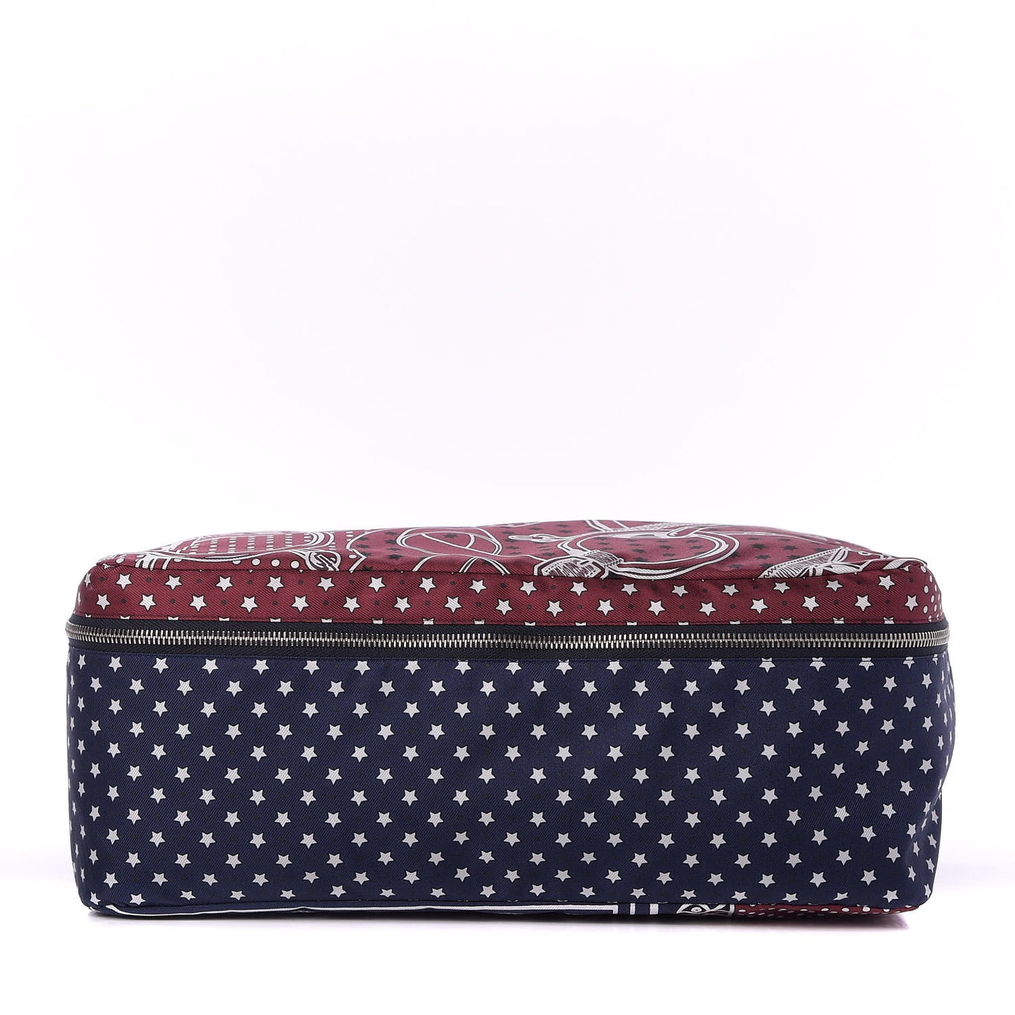 Silk Eperon d'Or Bandana Travelsilk PM Cube Bordeaux Bleu Marine