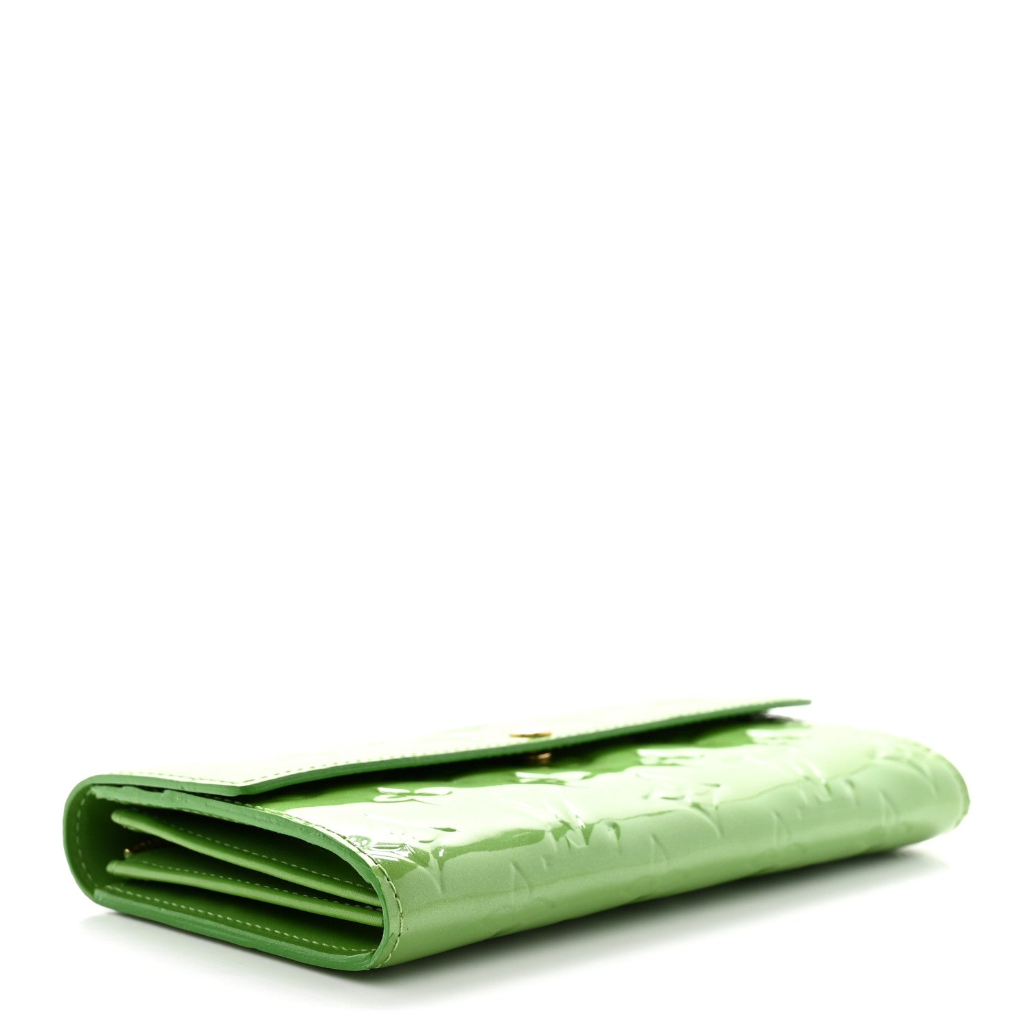Louis Vuitton Vernis Sarah Wallet Vert Tonic 4 of 11