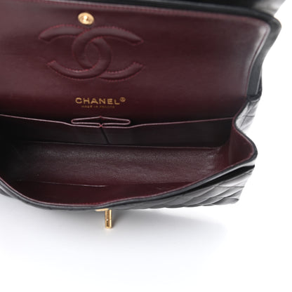 Chanel Lambskin Quilted Medium Double Flap Black 5 of 17