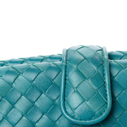 Bottega Veneta Nappa Intrecciato The Lauren 1980 Clutch Aqua 7 of 7