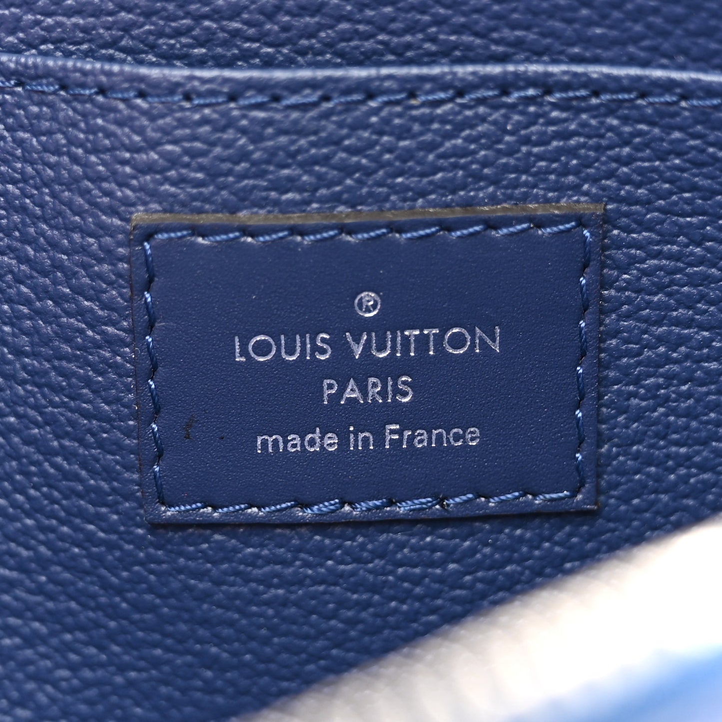 LOUIS VUITTON Monogram Giant Escale Cosmetic Pouch Blue