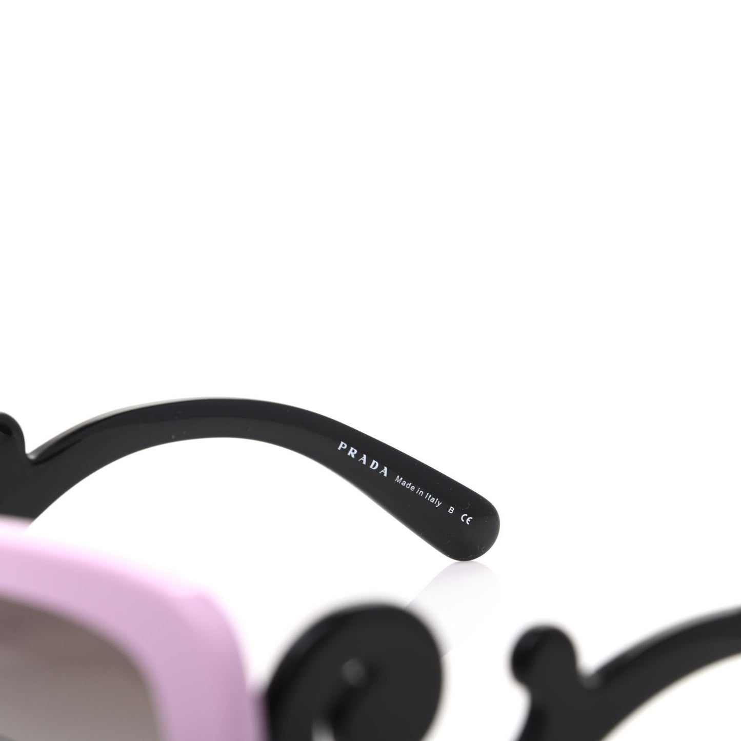 Acetate Baroque Sunglasses SPR 27O Purple Black