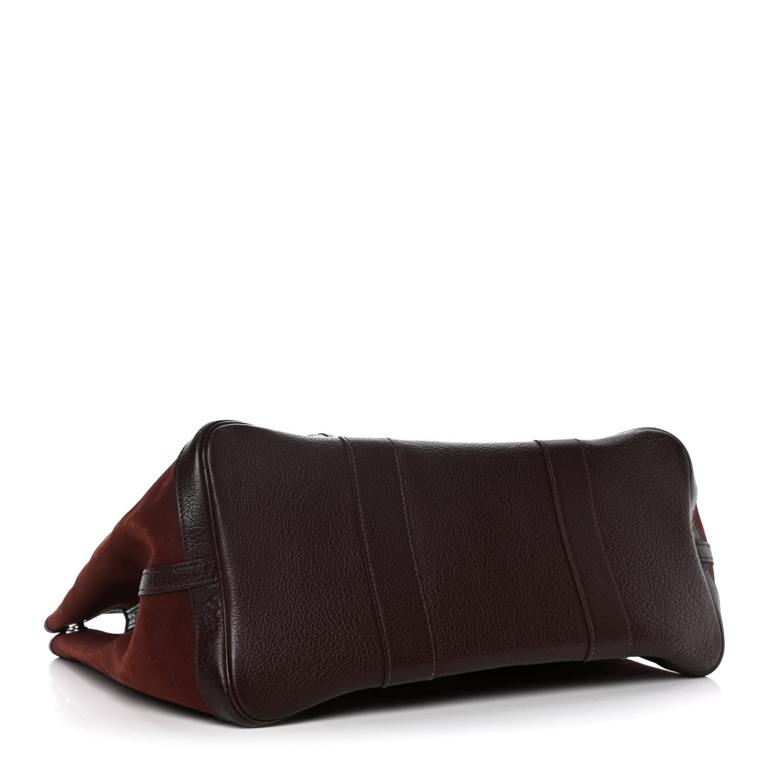 Hermes Toile Buffle Gala Garden Party 30 PM Havane Rouge H 4 of 15