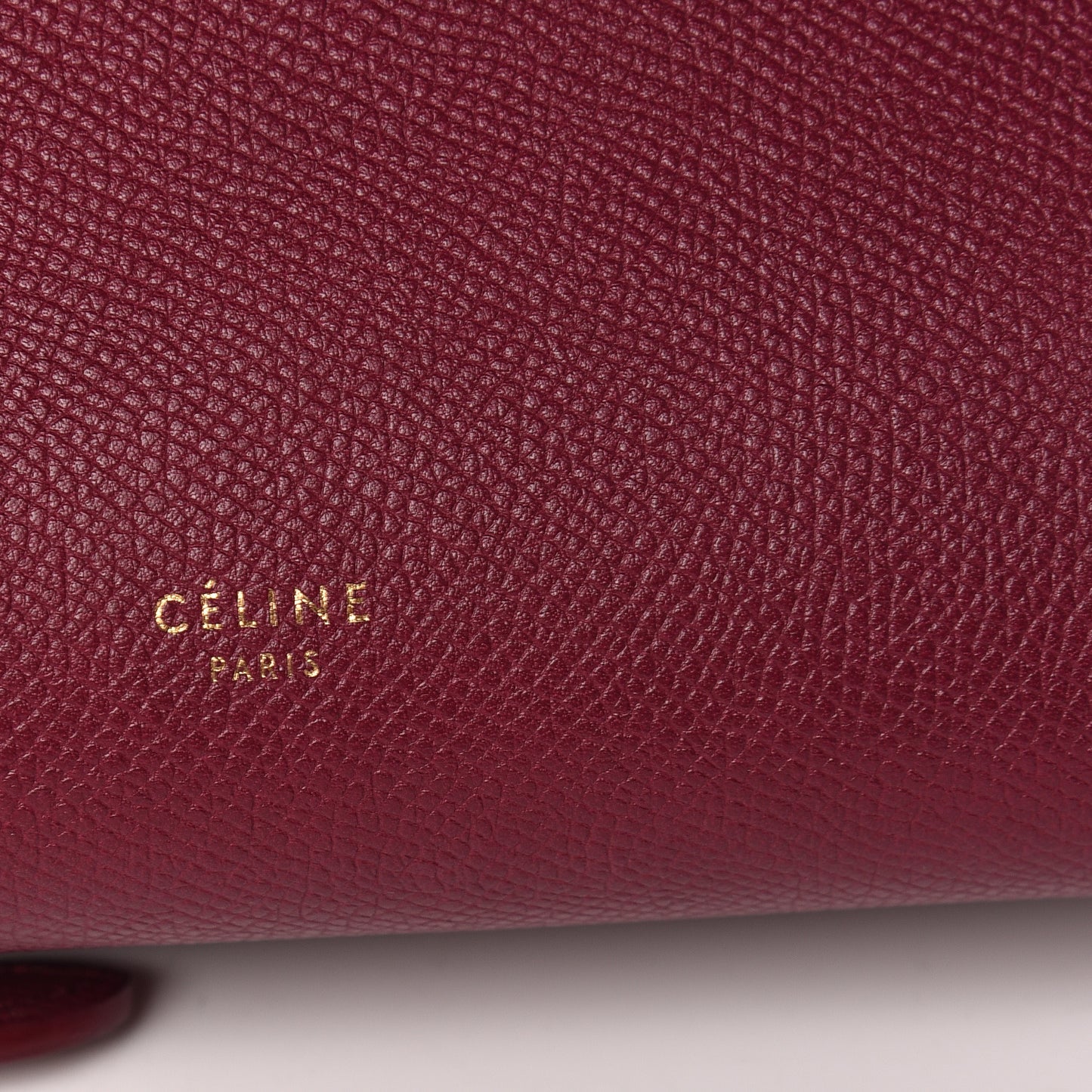 Grained Calfskin Micro Belt Bag Plum