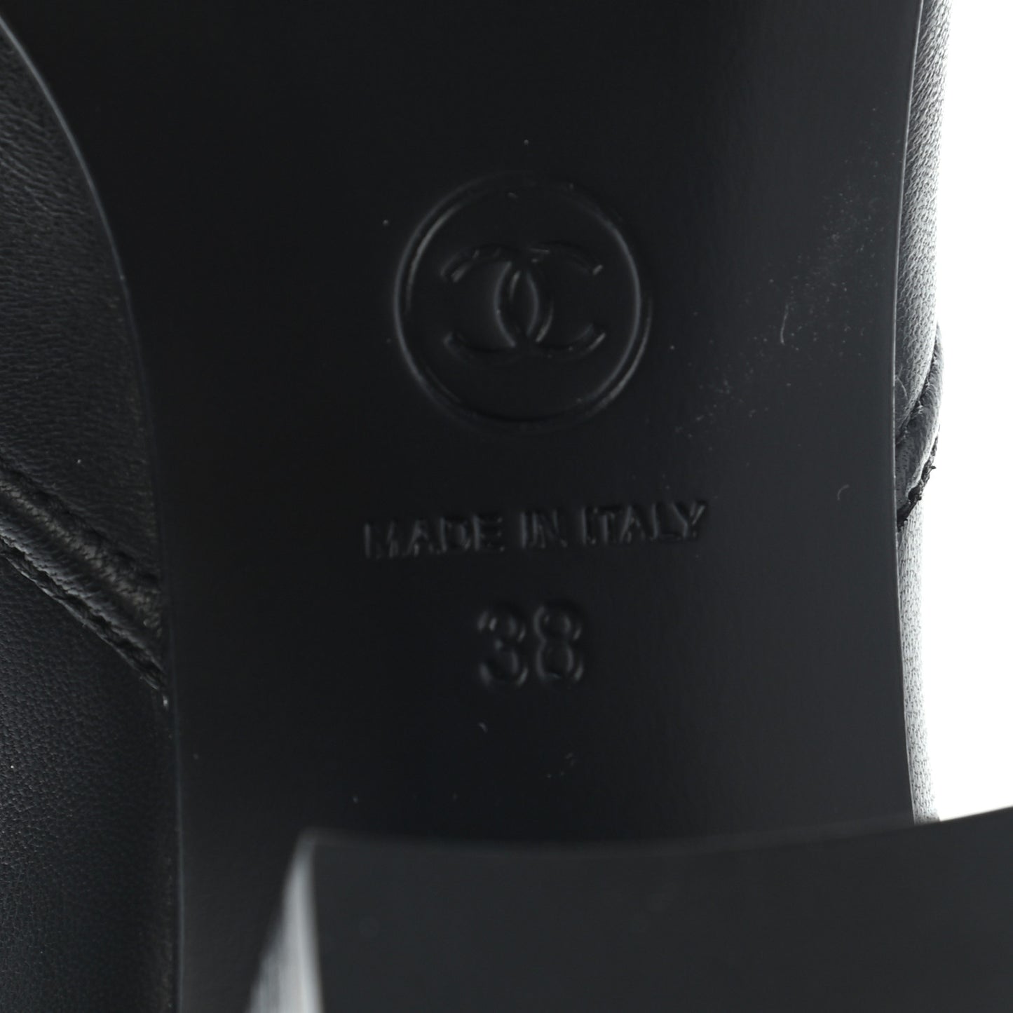 Lambskin Goatskin Cap Toe Boots 38 Black