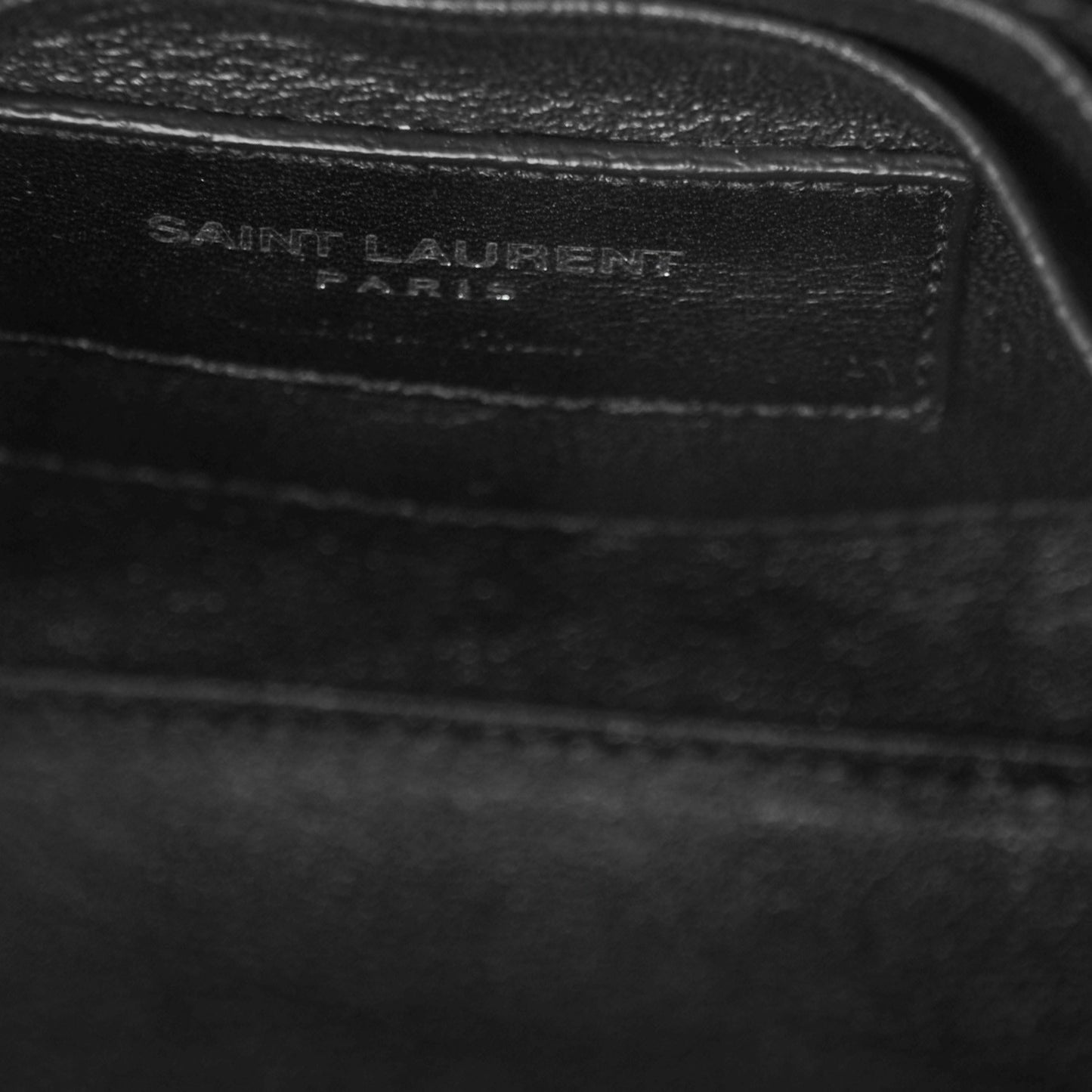 Calfskin Crocodile Embossed Toy Sac De Jour Black