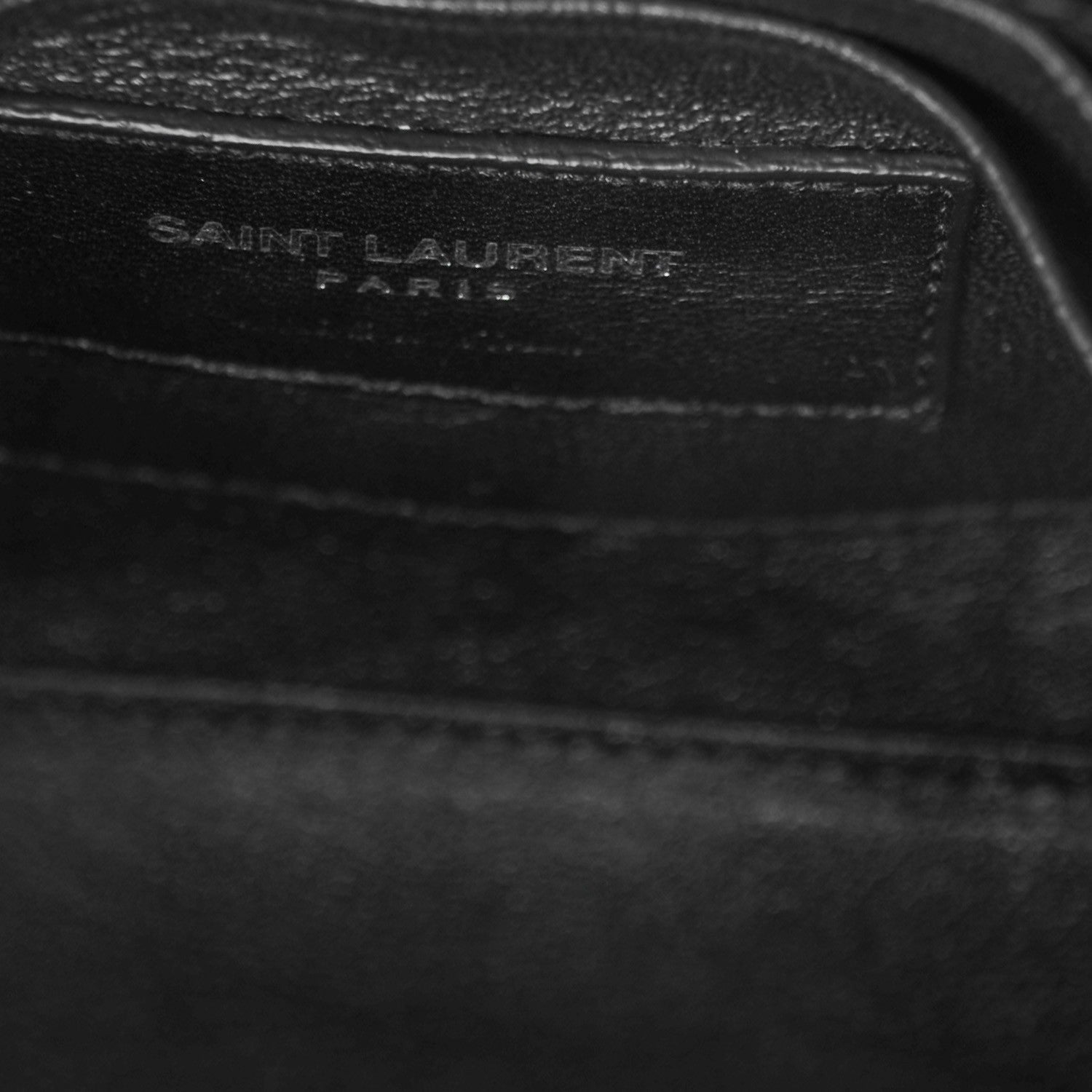 Saint Laurent Calfskin Crocodile Embossed Toy Sac De Jour Black 6 of 7
