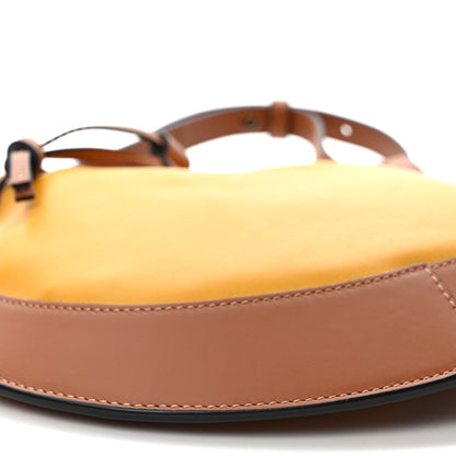 Loewe Nappa Colorblock Horseshoe Bag Yellow Tan 7 of 8