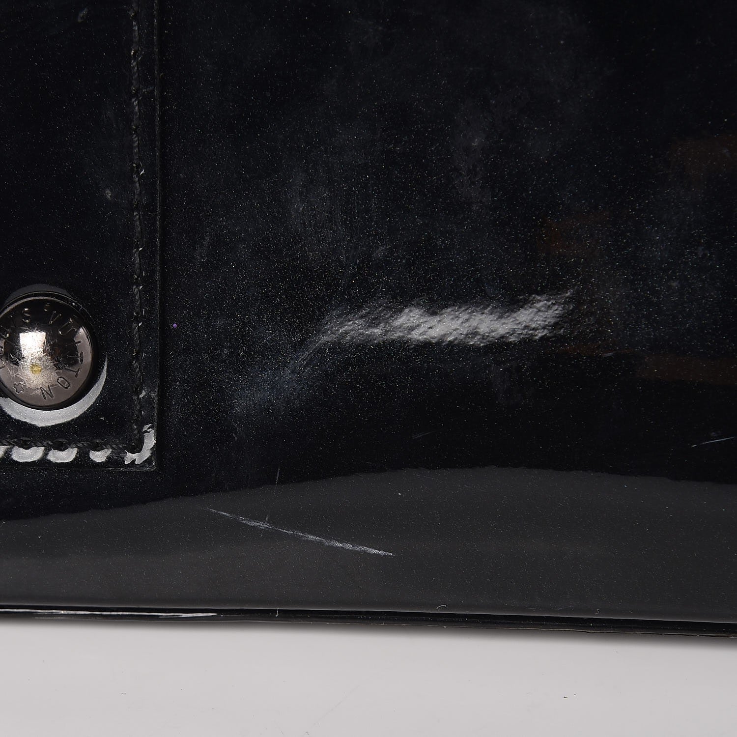 Louis Vuitton Vernis Alma BB Noir Magnetique 12 of 17