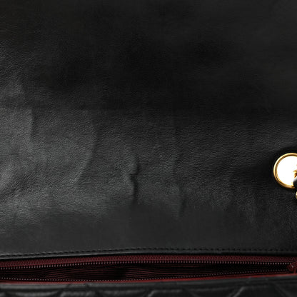 Chanel Lambskin Quilted Medium Single Flap Black 13 of 13