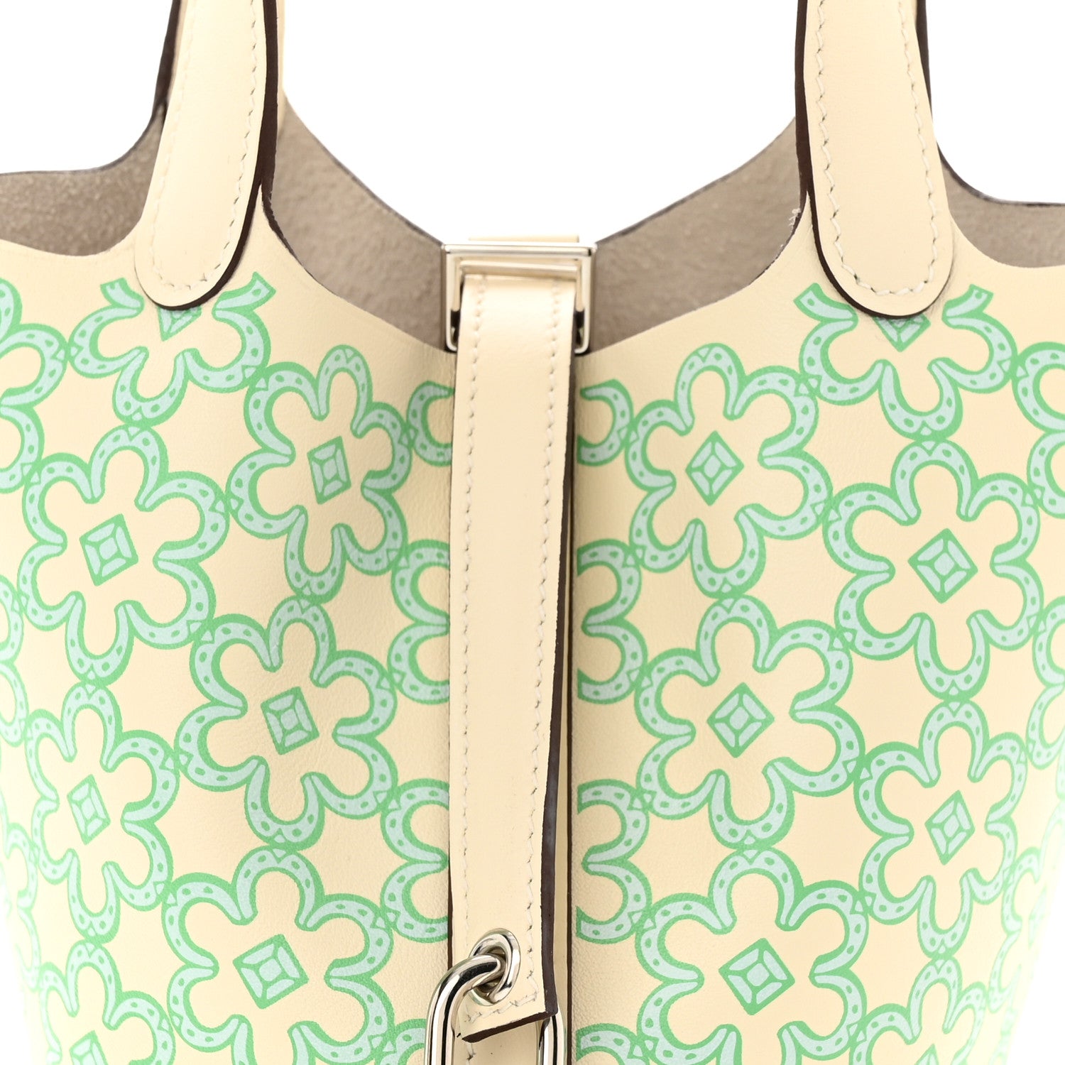 Hermes Swift Micro Lucky Daisy Picotin Lock Nata Vert 8 of 10