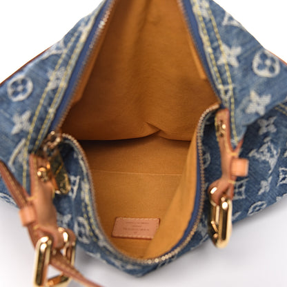Louis Vuitton Monogram Denim Baggy PM Blue 5 of 13