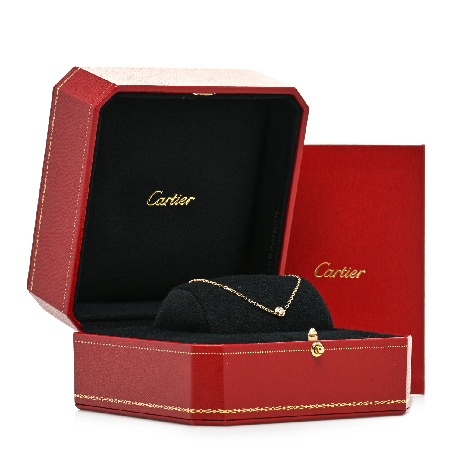 Cartier 18K Yellow Gold Diamond LM D'Amour Bracelet 4 of 4