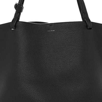 The Row Grained Calfskin Park Tote Three Black 7 of 9