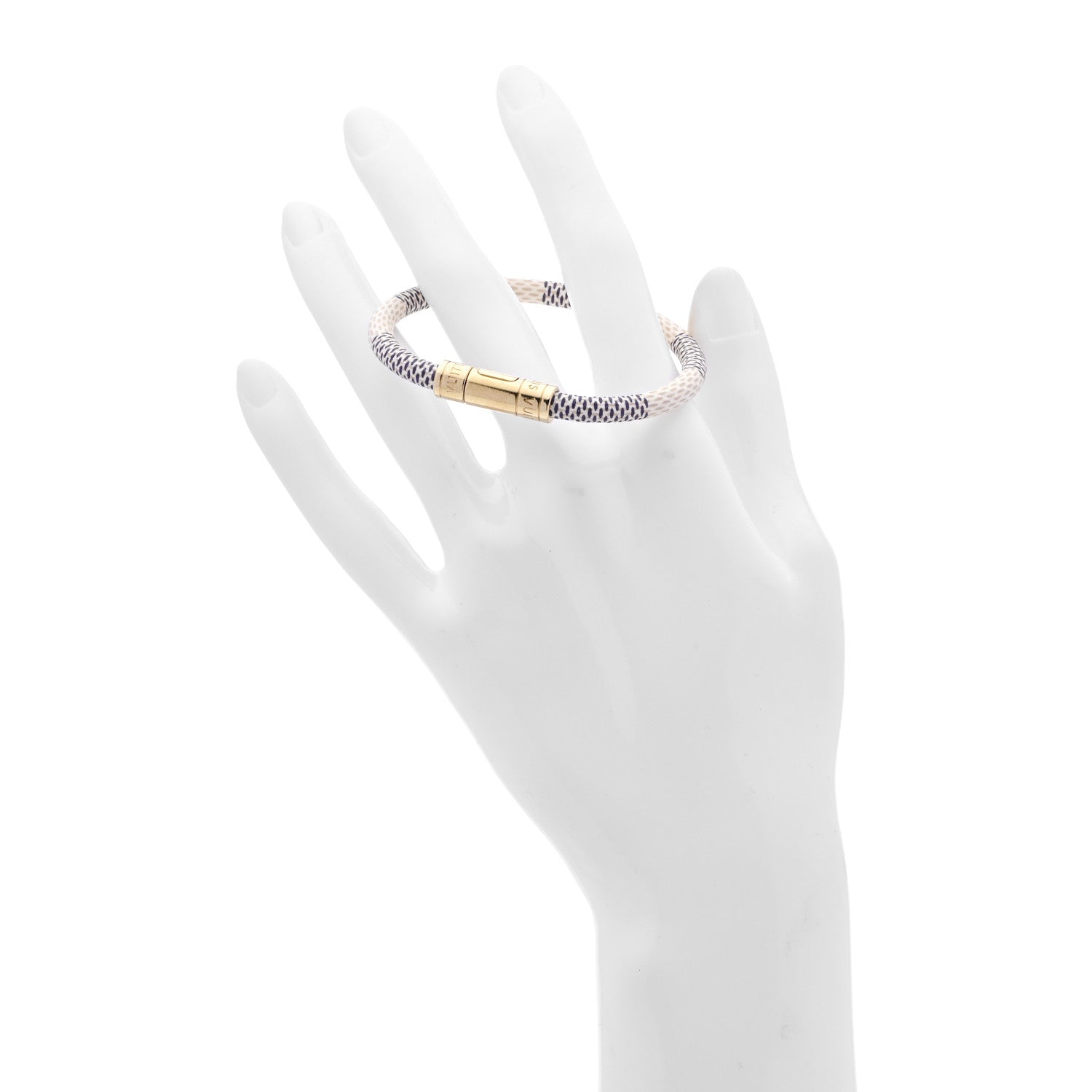 Louis Vuitton Damier Azur Keep It Bracelet 19 2 of 5