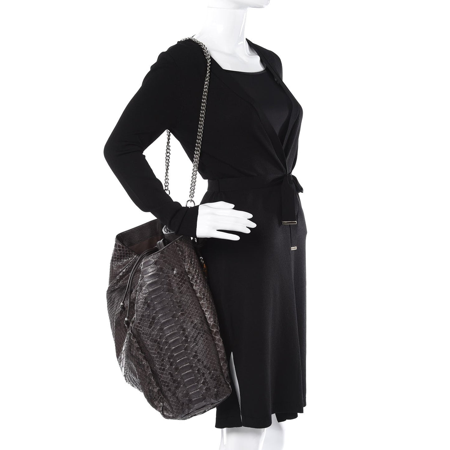 Python Large Jungle Tote Grey