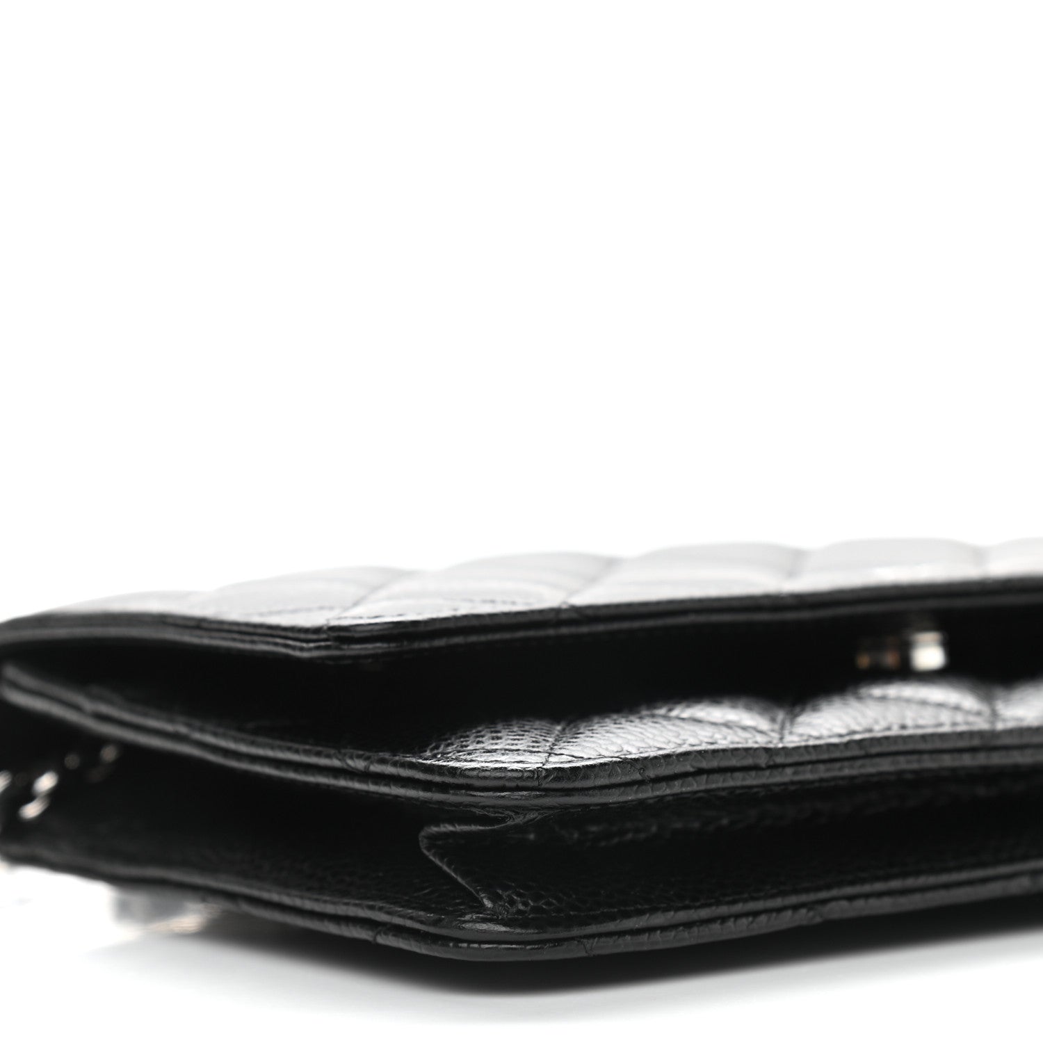 Chanel Caviar Quilted Wallet On Chain WOC Black 9 of 10