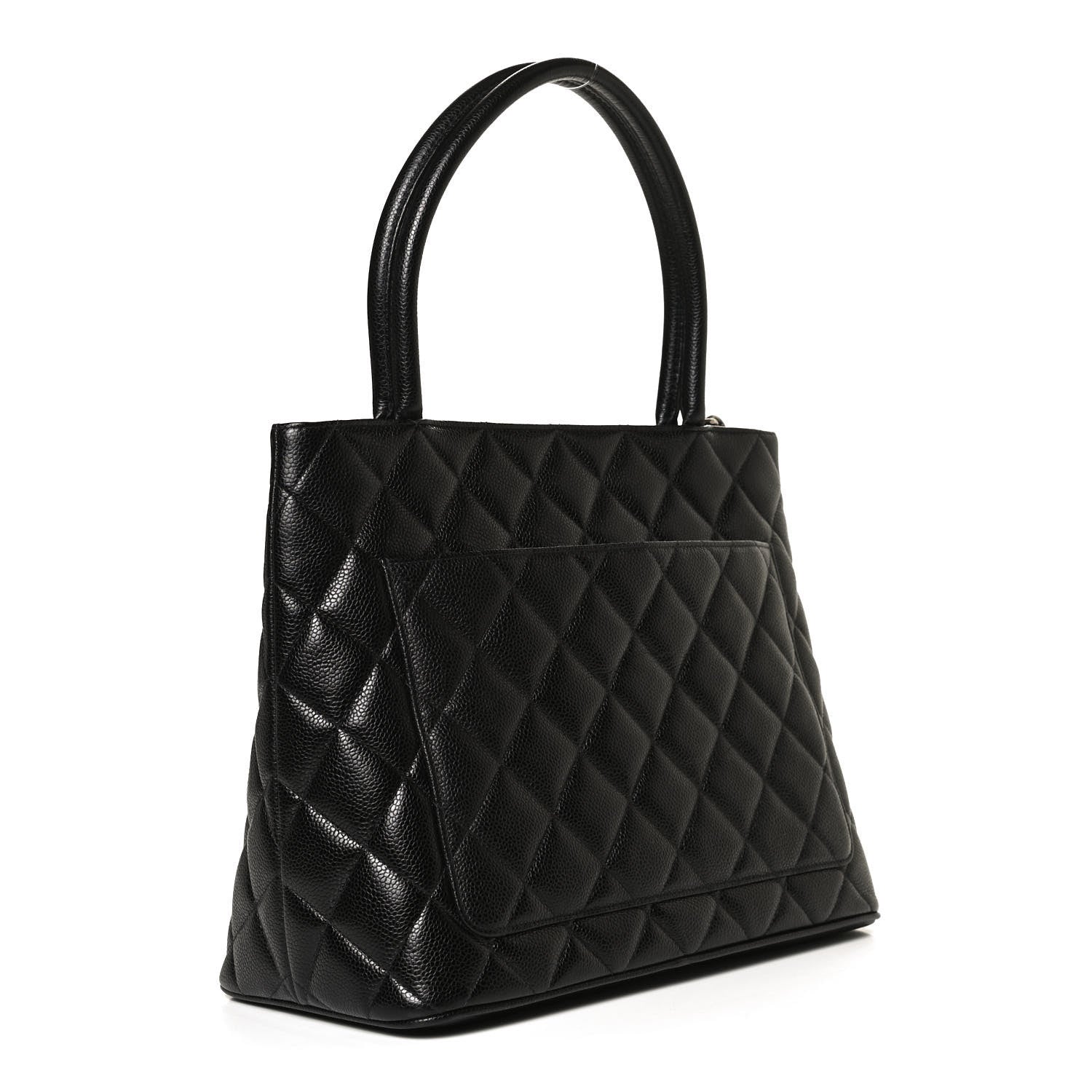 Chanel Caviar Quilted Medallion Tote Black 3 of 11