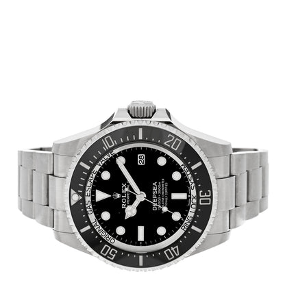 Rolex Stainless Steel 44mm Oyster Perpetual Date Sea-Dweller Deepsea Watch Intense Black 136660 2 of 5